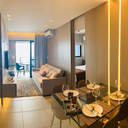 Luxo 1406 - Quarto E Sala Com Varanda Frente Mar Ponta Verde Maceio Dış mekan fotoğraf