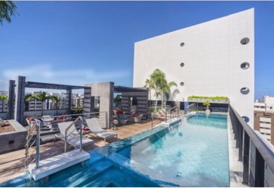 Luxo 1406 - Quarto E Sala Com Varanda Frente Mar Ponta Verde Maceio Dış mekan fotoğraf