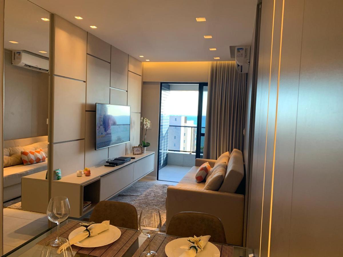 Luxo 1406 - Quarto E Sala Com Varanda Frente Mar Ponta Verde Maceio Dış mekan fotoğraf