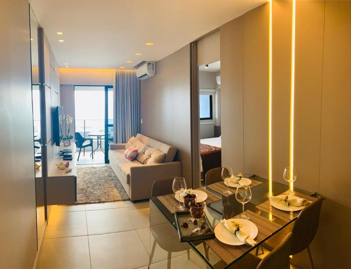 Luxo 1406 - Quarto E Sala Com Varanda Frente Mar Ponta Verde Maceio Dış mekan fotoğraf