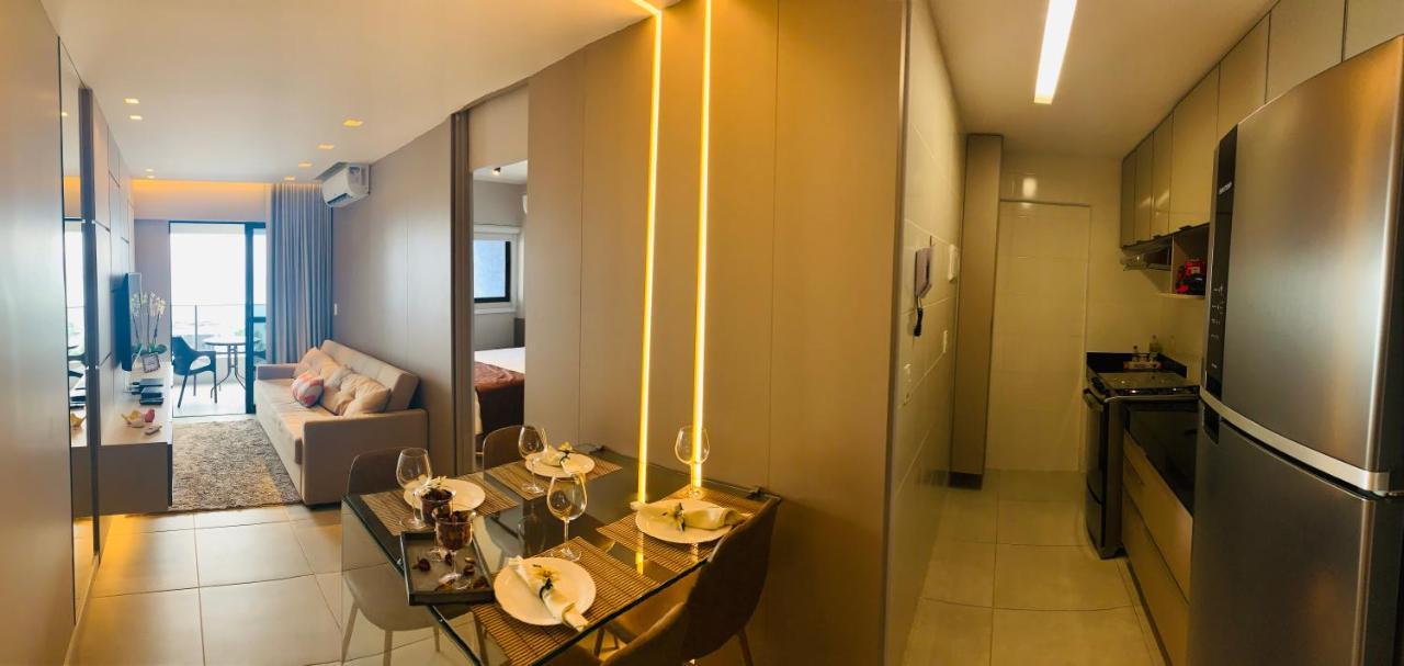 Luxo 1406 - Quarto E Sala Com Varanda Frente Mar Ponta Verde Maceio Dış mekan fotoğraf