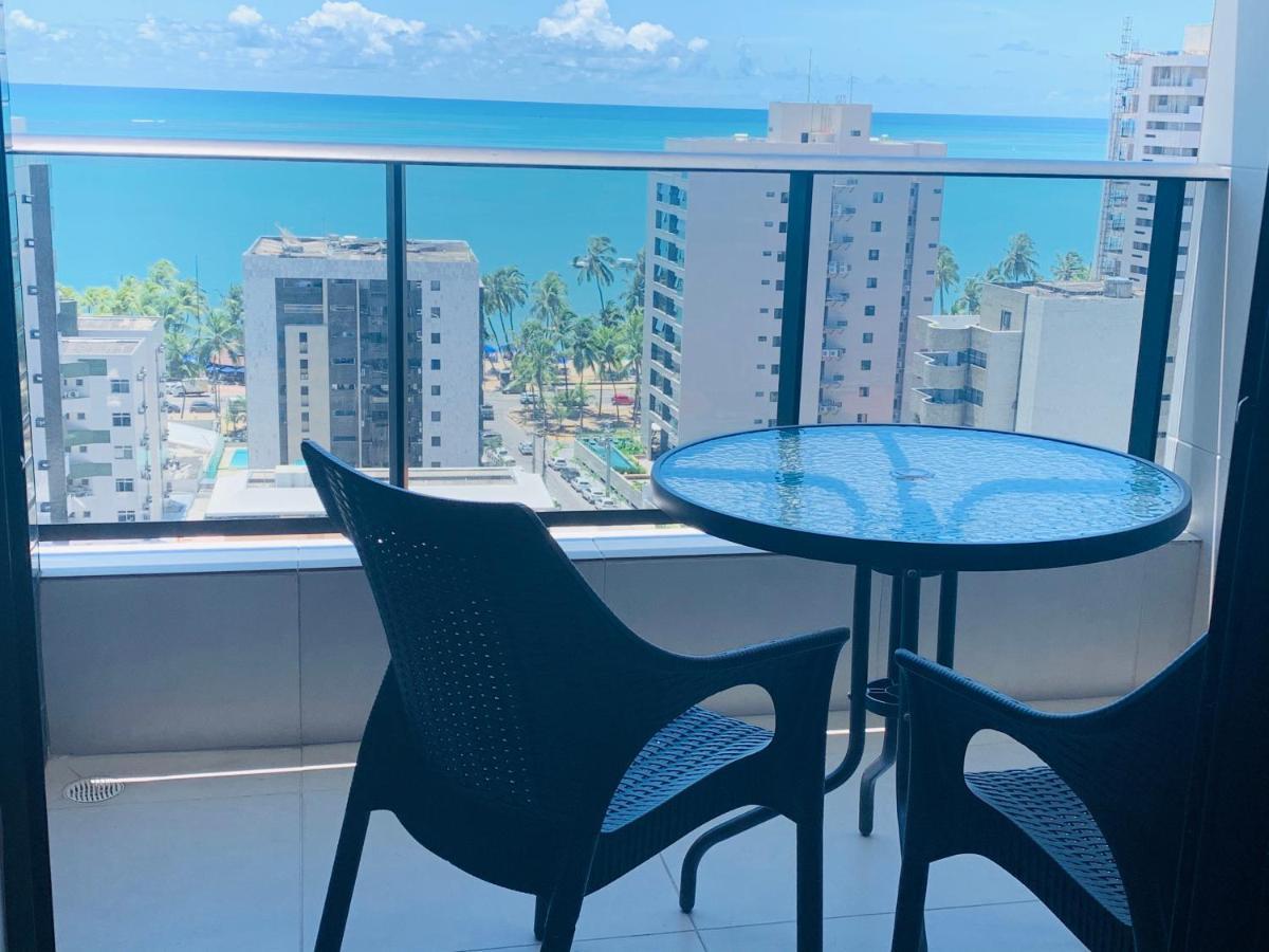Luxo 1406 - Quarto E Sala Com Varanda Frente Mar Ponta Verde Maceio Dış mekan fotoğraf