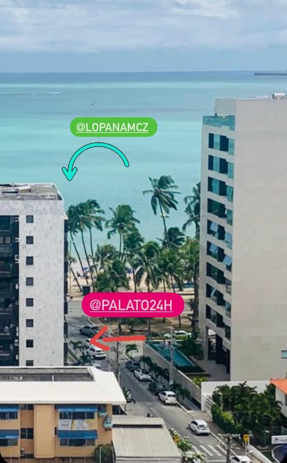 Luxo 1406 - Quarto E Sala Com Varanda Frente Mar Ponta Verde Maceio Dış mekan fotoğraf